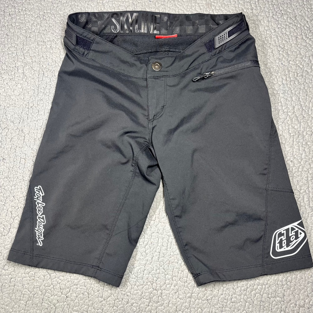 Troy Lee Designs Skyline MTB Shorts Mens Small Black Mountain Bike Cycling 6305